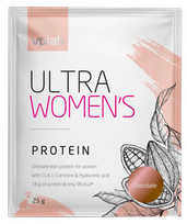 VPLAB Ultra Women's Protein išrūgų baltymų kokteilis moterims, šokolado skonio,  milteliai, 25 g