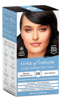 TINTS OF NATURE T2N Natural Darkest Brown plaukų dažai, 130 ml