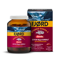 FJORD STRONG Strong Omega-3 Cardio kapsulės, 60 vnt.