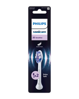 PHILIPS Sonicare Sensitive HX6052/87 elektrinių dantų šepetėlių galvutės, 2 vnt.