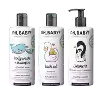 OH, BABY!  Gift Set Mini švelnus kūdikių odos priežiūros dovanų rinkinys, 1 vnt.