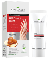 BIOBALANCE Argan Oil Hand & Nail rankų ir nagų kremas, 60 ml
