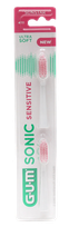 GUM Sonic Sensitive Ultra Soft elektrinių dantų šepetėlių galvutės, 2 vnt.