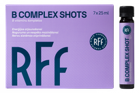 RFF B COMPLEX SHOTS vitaminų B kompleksas 7x25 ml buteliukai, 7 vnt.