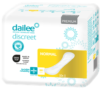 DAILEE Discreet Premium Slim Normal urologiniai įklotai, 10 vnt.