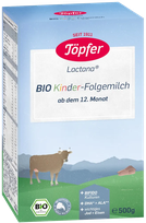 TOPFER L LACTANA BIO  vaikams, vyresniems kaip 12 mėn., ekologiškas pieno milteliai, 500 g