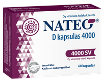 NATEO kapsulės, 60 vnt.