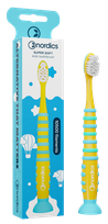 NORDICS  Vaikams Rocket Yellow dantų šepetėlis, 1 vnt.