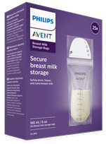 PHILIPS Avent 180 ml motinos pieno laikymo maišeliai, 25 vnt.
