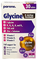 PARENE Glycine Active Formula tabletės, 30 vnt.