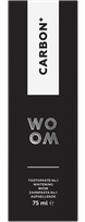 WOOM Carbon balinamoji dantų pasta, 75 ml
