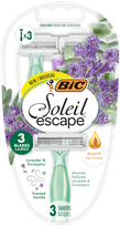 BIC Soleil Escape Lavanda vienkartiniai skustuvai, 3 vnt.