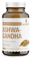 ECOSH Ashwagandha 500 mg kapsulės, 90 vnt.
