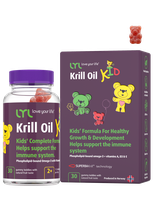 LYL Krill Oil KID guminukai-meškiukai, 30 vnt.