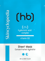 SKINCYCLOPEDIA su hialurono rūgštimi ir vitaminu B veido kaukė, 1 vnt.