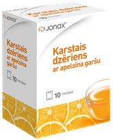 JONAX apelsinų skonio karšti gėrimai, 10 vnt.