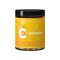 SAPIENS Vitaminas C  guminukai, 60 vnt.