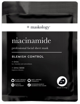 MASKOLOGY With Niacinamide veido kaukė, 22 ml
