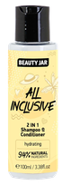 BEAUTY JAR 2in1 All Inclusive, drėkinantis šampūnas-kondicionierius, 100 ml