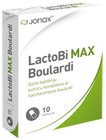 JONAX Jonax Lactobi Max Boulardi N10 kapsulės, 10 vnt.