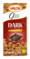 VALOR su saldikliais ir migdolais šokoladas, 150 g