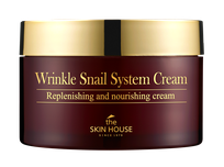 THE SKIN HOUSE WRINKLE SNAIL SYSTEM su sraigių gleivių ekstraktu veido kremas, 1 vnt.