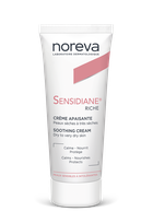 NOREVA Sensidiane Rich Soothing veido kremas, 40 ml