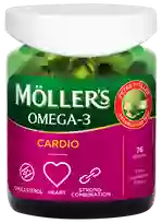 MOLLERS Omega-3 Cardio, širdies veiklai kapsulės, 76 vnt.