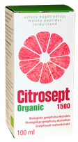 CITROSEPT Organic 1500 lašai, 100 ml