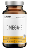 ICONFIT Omega 3 minkštos gelio kapsulės, 60 vnt.