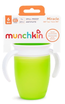 MUNCHKIN Miracle 360, žalias, 6mėn+ mokymosi puodelis, 207 ml