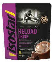 ISOSTAR Sport Reload šokolado skonio milteliai, 450 g