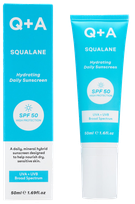 Q+A Squalane Hydrating SPF50 apsauginis kremas nuo saulės, 50 ml