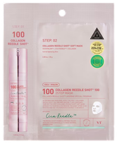 VT COSMETICS Collagen Reedle Shot 100 2-Step, stangrinanti veido kaukė, 1 vnt.