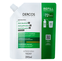 VICHY Dercos Anti Dandruff Refill šampūnas, 390 ml