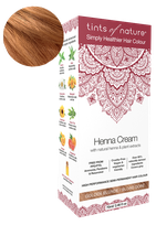 TINTS OF NATURE Henna Cream Golden Blonde plaukų dažai, 70 ml
