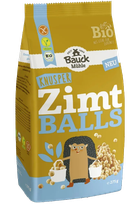 BAUCK HOF traškūs rutuliukai su cinamonu, ekologiški kamuoliukai, 275 g