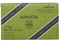 APIVITA Natural Geranium & Olive muilas, 125 g