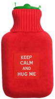MEDRULL "Keep calm & Hug me" 2. dydis guminis termoforas, 1 vnt.
