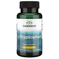 SWANSON L-Triptofanas 500 Mg, nervų sistemai,  kapsulės, 60 vnt.