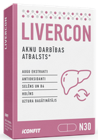 ICONFIT Blister Livercon kapsulės, 30 vnt.