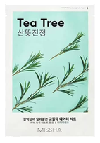 MISSHA Airy Fit Tea Tree,  su arbatmedžiu veido kaukė, 19 g