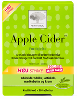 NEW NORDIC Apple Cider Mega Strenght  tabletės, 30 vnt.