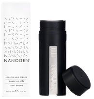 NANOGEN Keratin Light Brown plaukų pluoštai, 30 g