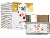 VICTORIA BEAUTY su 24 karatų auksu  veido kremas, 50 ml