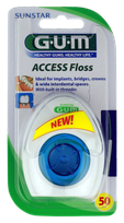 GUM GUM Access Floss 50  dantų siūlas, 1 vnt.