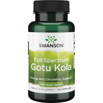 SWANSON Gotu Kola, psichologinei pusiausvyrai, kapsulės, 60 vnt.