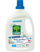 LARBRE VERT Sensitive visai šeimai tinkantis skalbimo skystis, 1530 ml