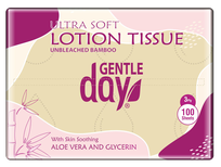 GENTLE DAY Bamboo Lotion Tissues servetėlės, 100 vnt.