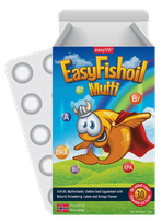 EASY FISHOIL Multi kramtomosios pastilės, 30 vnt.